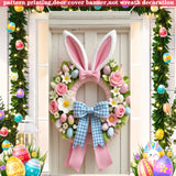 NNETM Easter Bunny Ear Wreath Banner