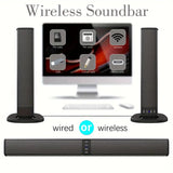NNETM 20W 3D Home Theater Stereo Surround Wireless Speaker - Black