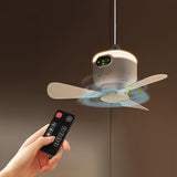 NNETM Ceiling Fan USB Rechargeable with LED Light