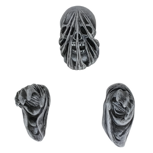 NNETM 3-Piece Set of 5-Inch Realistic Ghost Hands - Wall-Mounted Head Pendants