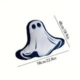 NNETM Halloween Ghost Plush Pillow - Cute 3D Print Decorative Throw Pillow