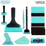 12-Piece Vinyl Wrap & PPF Installation Tool Kit – Window Tint, Film Application & Edge Sealing Accessories