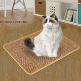 NNETM Premium Natural Sisal Cat Scratcher Mat: Durable Protection for Your Furniture