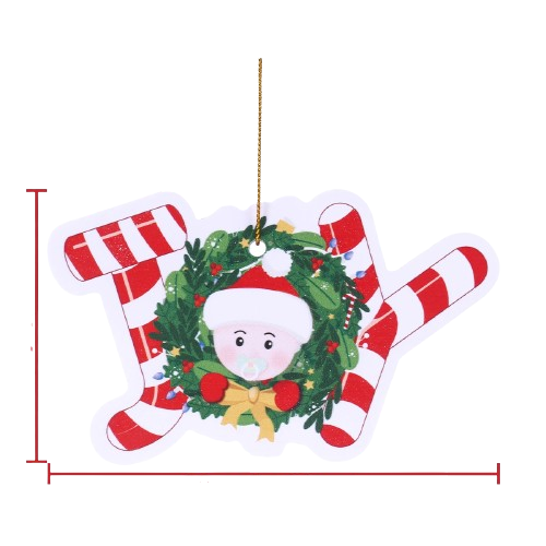 NNEOBA Christmas Pendant DIY Personalized Family Decorations