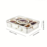 NNETM 8-in-1 White Clear Food Storage Container with Lid