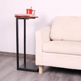 NNETM Double-Layer Metal Frame Storage Side Table