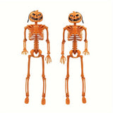NNETM Halloween Pumpkin Skeleton Props (2Pcs)