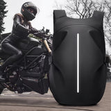 NNETM Motorcycle Travel Backpack with Helmet Storage