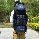 NNETM 90L Outdoor Hiking Backpack Large Capacity Travel Pack