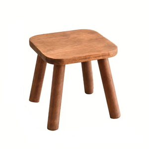 NNETM 1pc Wood Shoe Stool - Walnut