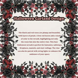 NNETM Halloween Artificial Garland Rose Vine
