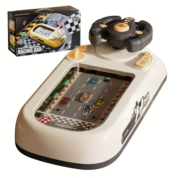 NNETM Racing Steering Wheel Toy for Kids Interactive Play