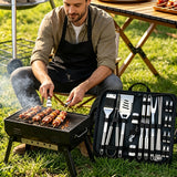 27PCS Stainless Steel BBQ Tool Set