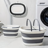 NNETM Foldable Plastic Basin – Collapsible Bucket with Handles