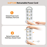 NNETM 14-in-1 Power Tower Surge Protector USB-C