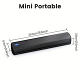 NNETM Portable Wireless Thermal Printer – Inkless Mobile Printer for A4 & Letter