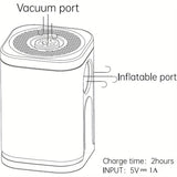 NNETM Outdoor Camping Electric Inflatable Pump