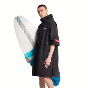 NNETM Quick Dry Hooded Surf Poncho Towel Robe