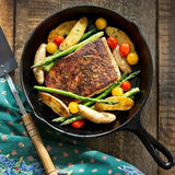 NNETM Pre-Seasoned Cast Iron Skillet Set (4pcs)