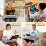NNETM Gaming Reading Pillow with Cup Holder