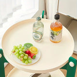 NNETM Portable End Table Cart & Home Storage Rack - Green and White