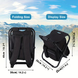 NNETM Portable Fishing Backpack Chair for Outdoor Adventures