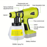 NNETM Cordless Paint Sprayer Gun with 1000ml