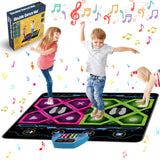 NNETM Double Dance Pad LED Rhythm Game Mat