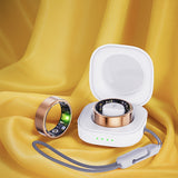 NNETM Smart Fitness Ring with Charging Case - Gold
