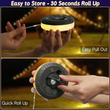 NNETM Rechargeable Camping String Lights with 5 Modes