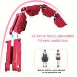 NNETM Adjustable Weighted Fitness Hoops for Effective Abdomen Workout