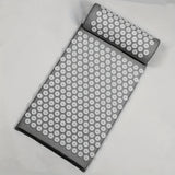 NNETM 3PCS Yoga Acupressure Massage Mat Set(Dark Gray)
