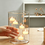 1pc European-style Extra Large Glass Candle Holder, Candlelight Dinner Decorative Ornament, Creative Candle Holder Candle, Round Hurricane Glass Candle Holder, Oil Lamp Windproof Candle Holder, Home Decor Candlelight Dinner Gift, Etc.