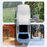 NNETM Car Snow Cover - Silvery Front Windshield Snow and Ice Protection