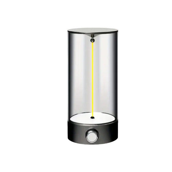 NNETM Magnetic LED Atmosphere Lamp with Three Levels of Brightness - Dark Silver- Large Size