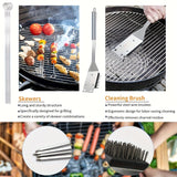 NNETM BBQ Grill Accessories Set (17pcs)