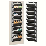 NNETM 10-Tier Over-the-Door Foldable Shoe Organizer