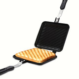NNETM Double-Sided Grill Non-Stick Sandwich & Waffle Maker