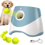 NNETM Automatic Dog Ball Launcher – Rechargeable Pet Toy with 3 Distance Settings
