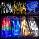 NNETM Starry Shower: Solar LED Christmas Meteor Lights