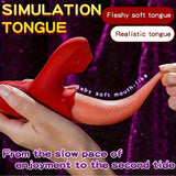 NNETM Rechargeable Tongue Licking Vibrator – USB Powered G-Spot & Clitoral Stimulator