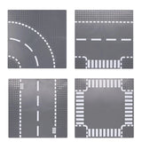 NNEOBA City Road Baseplate Block for Kids DIY Building