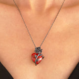NNETM Love Rose Necklace Elegant Gift