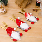 Christmas Santa Cutlery Covers Set of 6