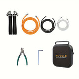 NNETM Heavy-Duty Steel Skipping Rope for Fitness Training