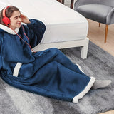 NNETM Oversized Flannel Wearable Blanket Hoodie