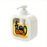 Halloween Soap Dispenser with Pump / Spooky Decor for Bathrooms And Kitchens / Featuring Cute Witch Hats, Pumpkins, And Bats / Non-Electric Soap Dispenser Suitable for Halloween Parties
