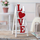 NNETM Valentine Love Word Art Red Tabletop Decoration
