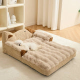 NNETM Soft Indoor Pet Couch for Dogs and Cats