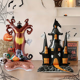 NNETM Halloween Haunted House & Tree Foil Balloons (2pcs)
